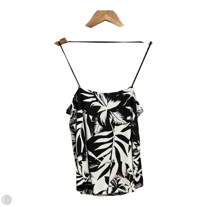 Top Sleeveless By Express In Tropical Print, Size: S