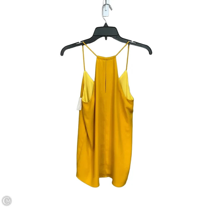 Top Sleeveless By Express In Yellow, Size: S
