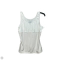 Top Sleeveless By George In White, Size: Xl