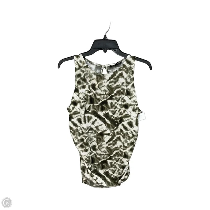 Top Sleeveless By Inc In Green, Size: L