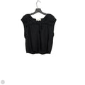 Top Sleeveless By Loft In Black, Size: L
