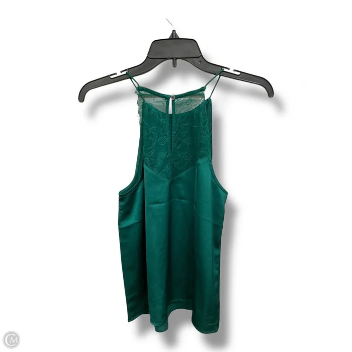 Top Sleeveless By Loft In Green, Size: S
