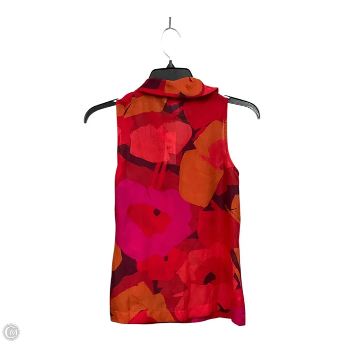Top Sleeveless By Loft In Red, Size: Xxsp