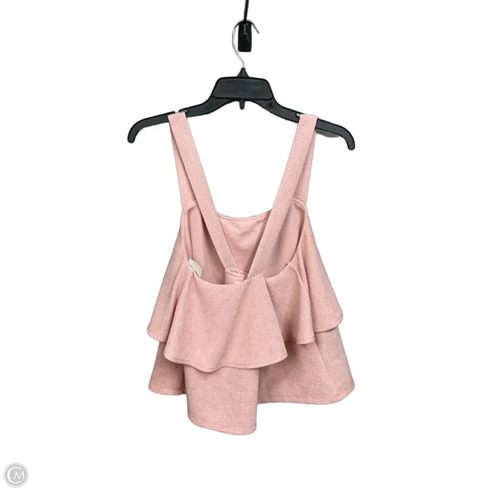Top Sleeveless By Madewell In Pink, Size: L