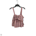 Top Sleeveless By Madewell In Striped Pattern, Size: L