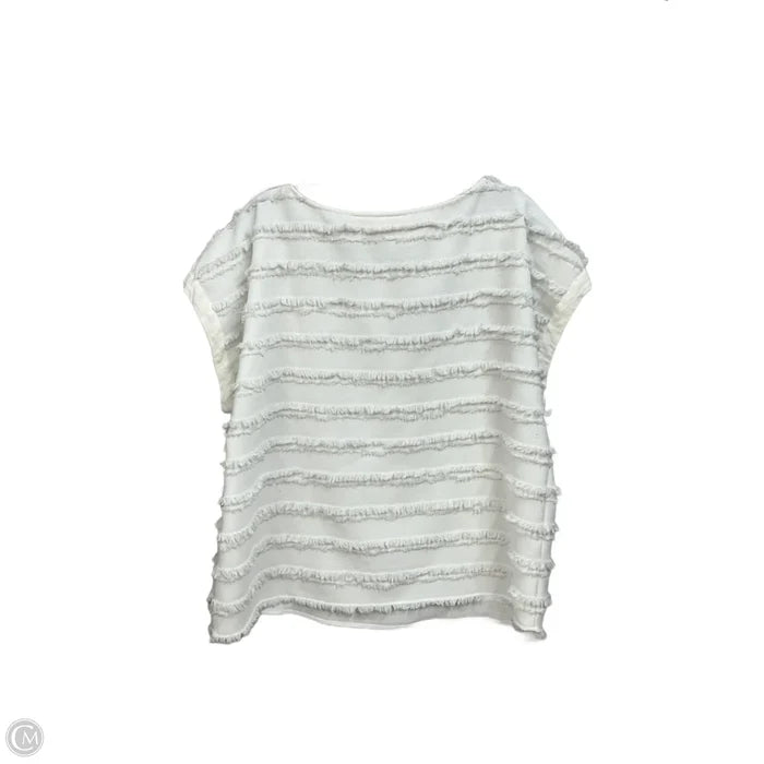 Top Sleeveless By Maeve In White, Size: Xl