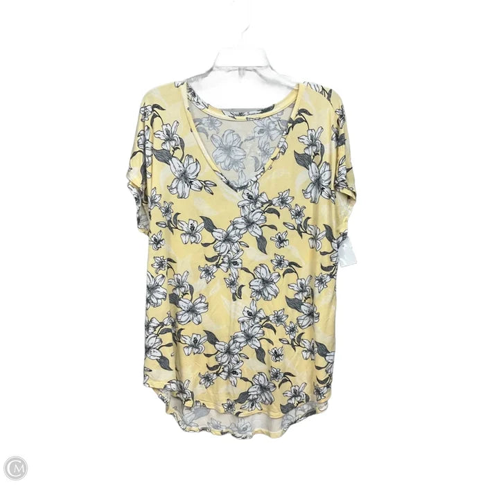 Top Sleeveless By Maurices In Floral Print, Size: 1x