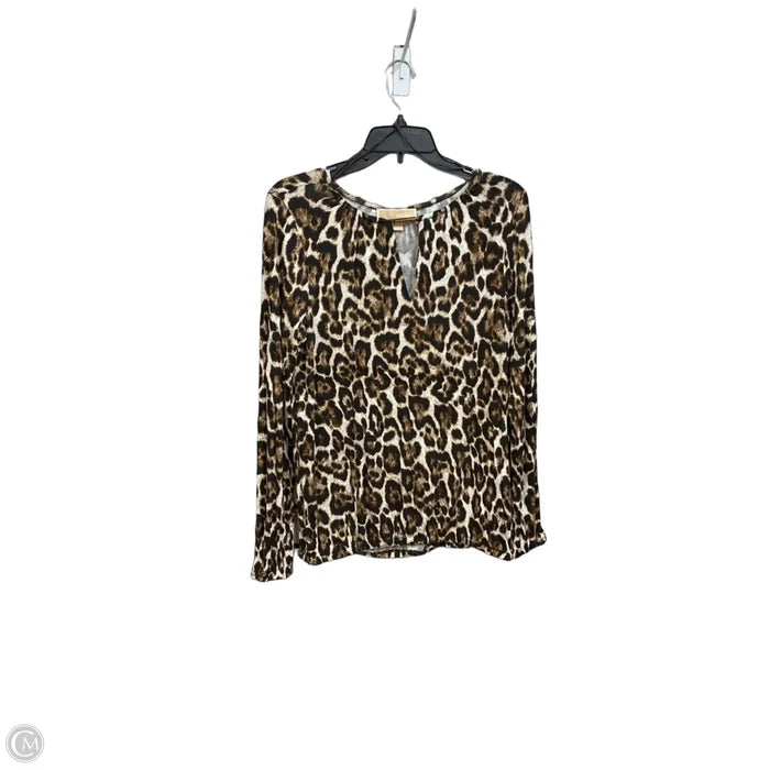 Top Sleeveless By Michael By Michael Kors In Animal Print, Size: Xs
