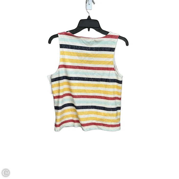Top Sleeveless By Old Navy In Striped Pattern, Size: L