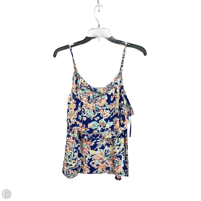 Top Sleeveless By Skies Are Blue In Floral Print, Size: S