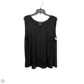 Top Sleeveless By Style And Company In Black, Size: Xxl