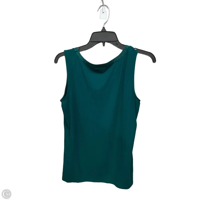Top Sleeveless By Talbots In Green, Size: M
