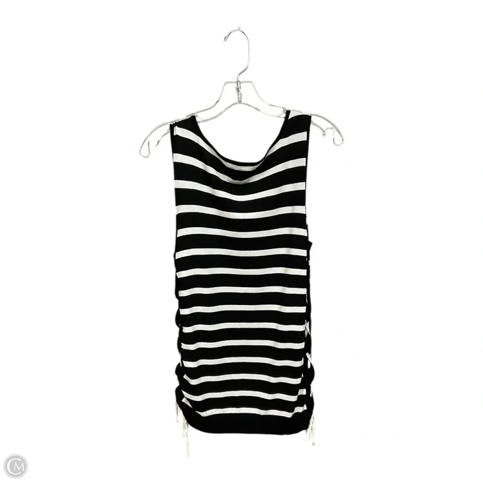 Top Sleeveless By White House Black Market In Black & White, Size: M