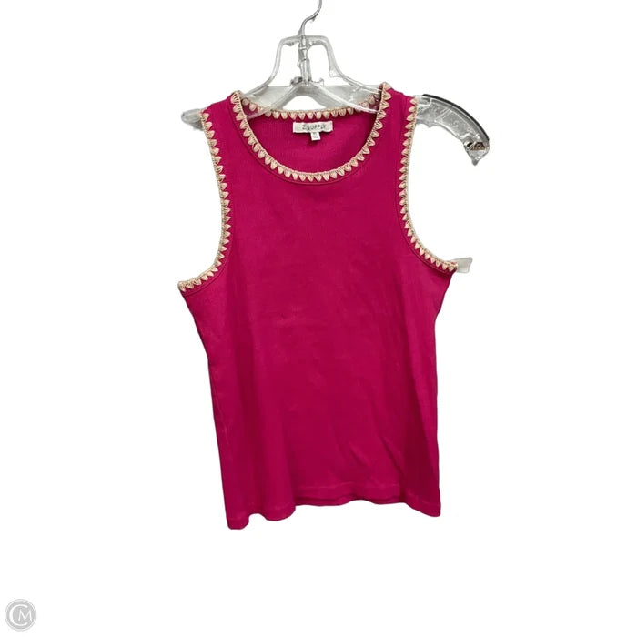 Top Sleeveless By Z Supply In Pink & Tan, Size: Xs