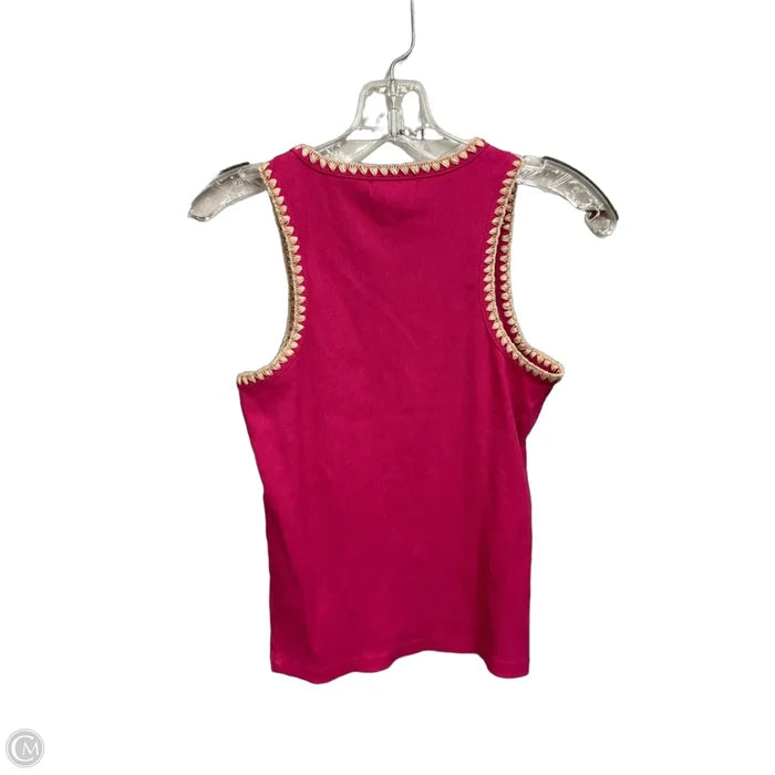 Top Sleeveless By Z Supply In Pink & Tan, Size: Xs
