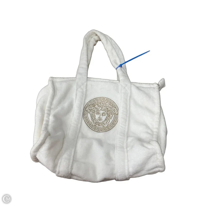 Tote Luxury Designer By Versace, Size: Medium