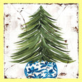 Tree in Chinoserie Pot Pillow Swap