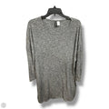 Tunic Long Sleeve By Divided In Grey, Size: L