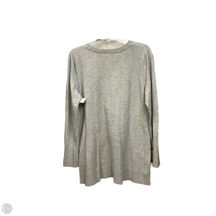 Tunic Long Sleeve By J. Jill In Grey, Size: M