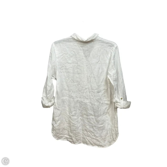 Tunic Long Sleeve By J. Jill In White, Size: S