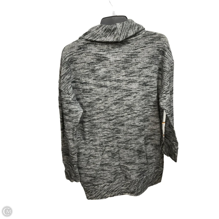 Tunic Long Sleeve By St Johns Bay In Black & Grey, Size: M
