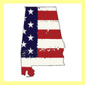 USA Flag State Alabama Square Swap