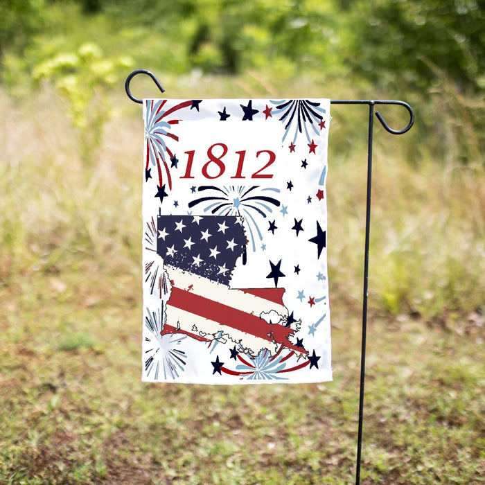 USA Flag State Louisiana Garden Flag