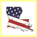 USA Flag State Louisiana Square Swap