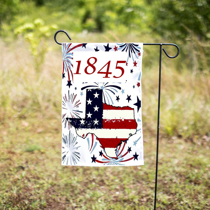 USA Flag State Texas Garden Flag