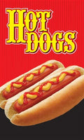 Vertical Pump Topper Sign - Hot Dogs - High-Visibility Fuel Pump Insert - UnitedSign