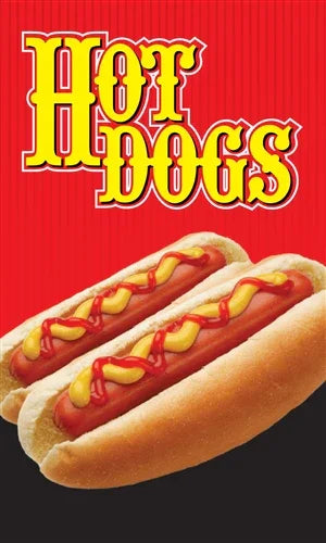 Vertical Pump Topper Sign - Hot Dogs - High-Visibility Fuel Pump Insert - UnitedSign