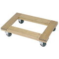 Wesco Flush Open Deck Wood Dolly, 1200 Lbs Capacity, 30" x 18"
