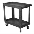 Wesco Standard Plastic Service Cart, 500 lbs Capacity, 17"W x 34"L