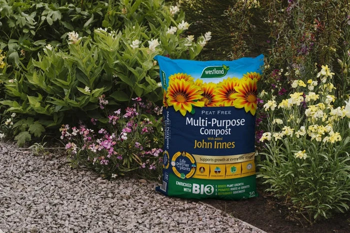 Further view of the Westland John Innes peat-free multi-purpose compost bag, 50 litre size