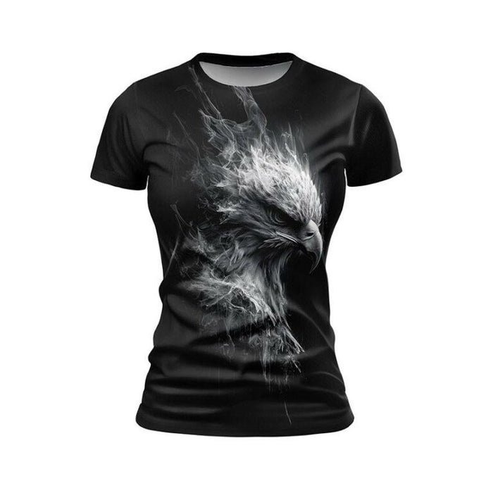 White Eagle Women's Athletic Print T-Shirt