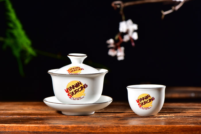 Yunnan Sourcing Branded Gaiwan and Cups Set | Yunnan Sourcing Tea Shop
